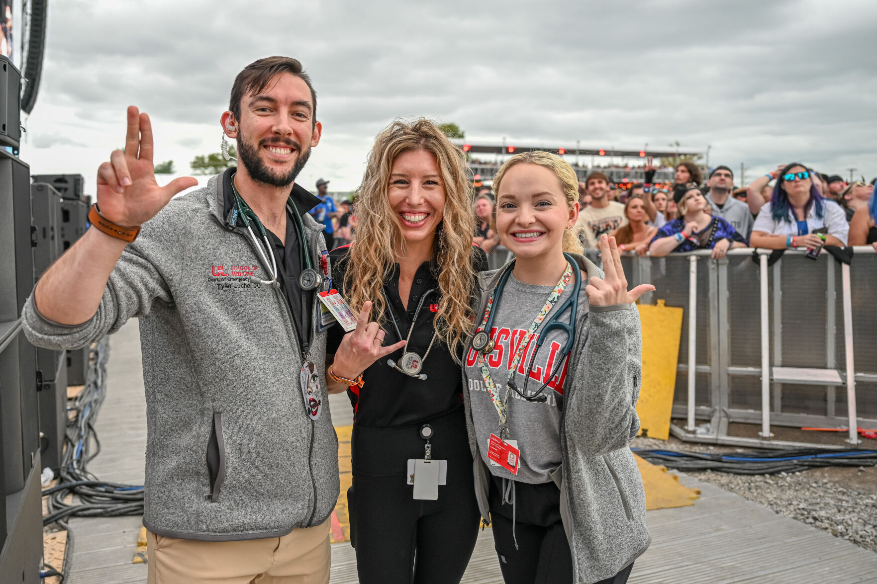 UofL Health staff ready to assist on Day 1 of Louder Than Life Festival